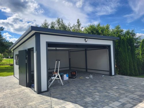 Nowoczesny garaż ocieplany 35 m² (3)