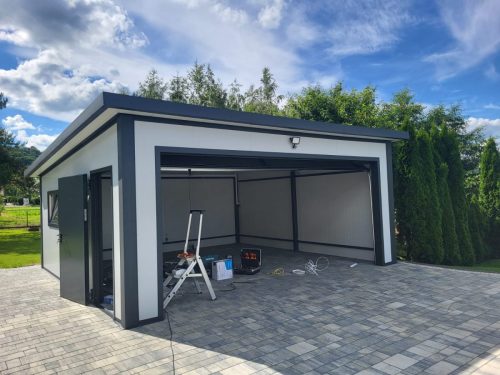 Nowoczesny garaż ocieplany 35 m² (4)